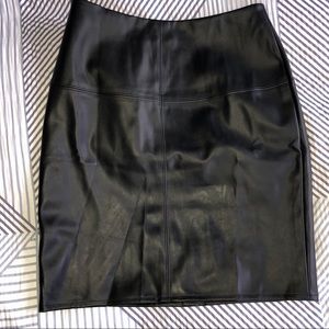 Misguided Leather Mini Skirt